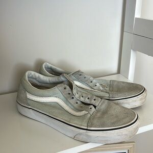 Light blue old school vans